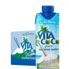 Vita Coco唯他可可椰子水NFC330ml*12瓶進口飲料整箱椰子汁椰汁